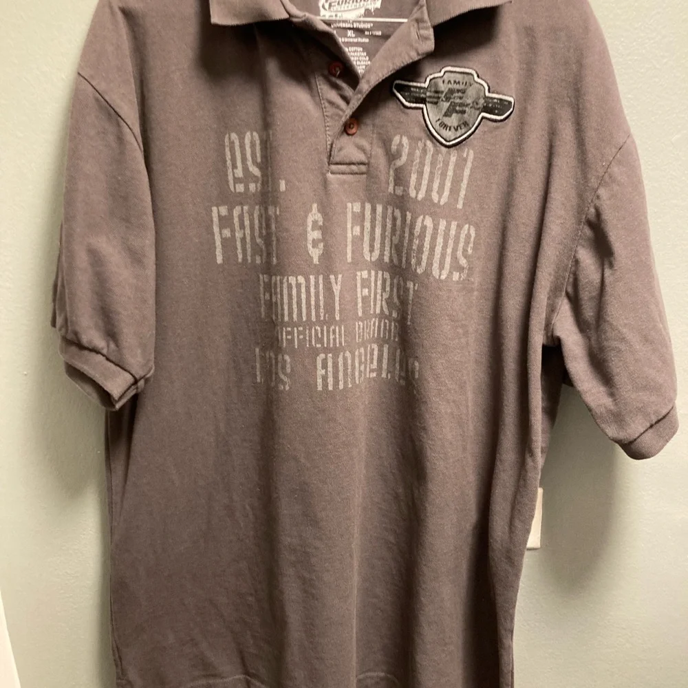 Fast and Furious Polo Shirt Size XL LIKE NEW - Picture 2 of 6